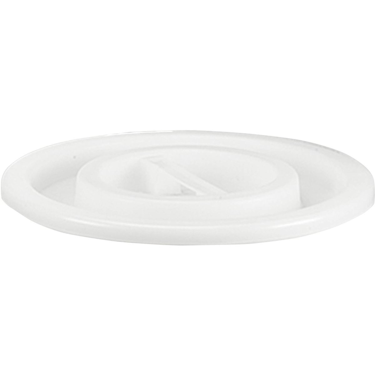 Coperchio Per Bidone Rotondo 75 Litri - Per Vino E Alimenti, Colore Bianco - Foto 2