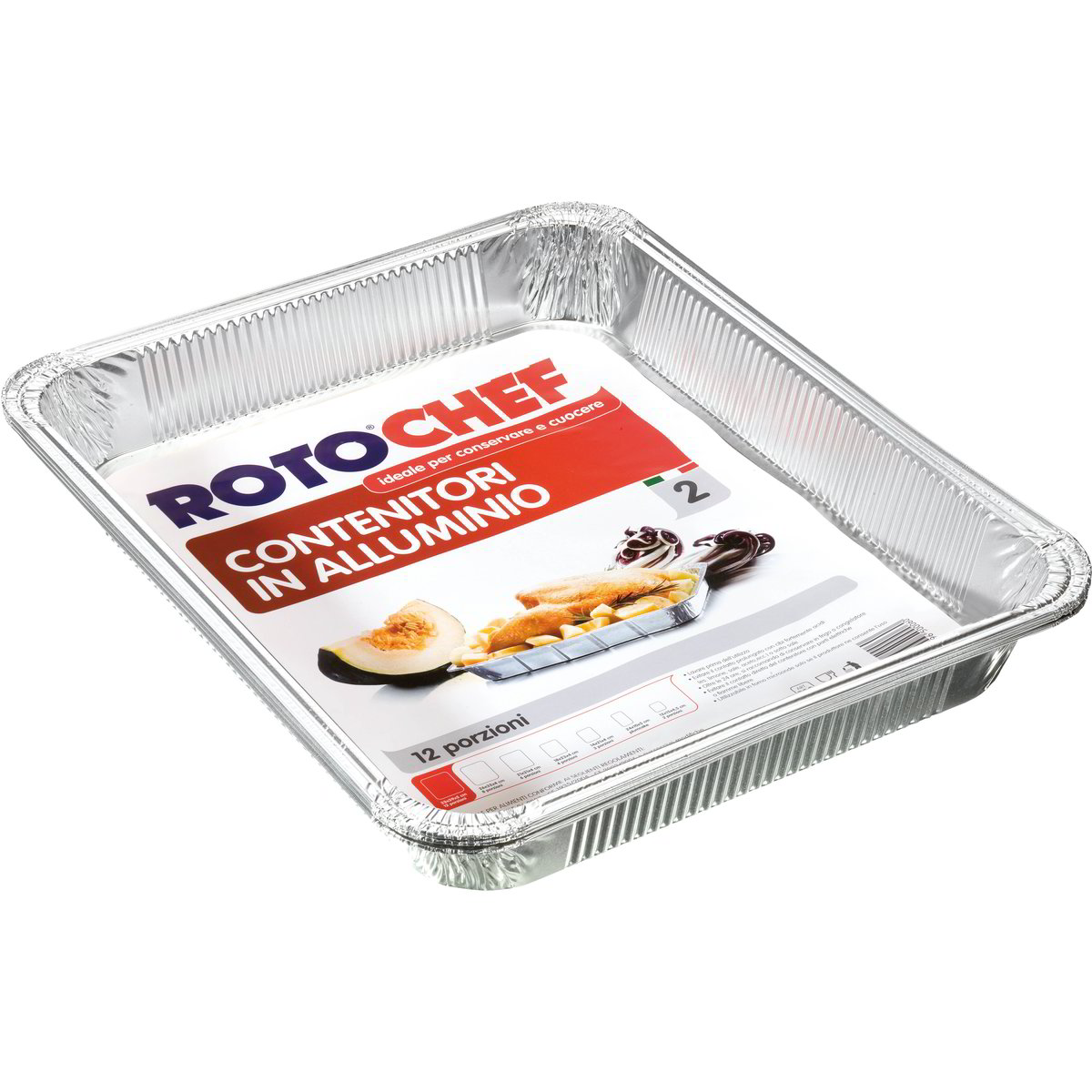 Contenitori Alluminio 4 Porzioni Con Coperchio - Lotto Da 100 Pezzi - Foto 5