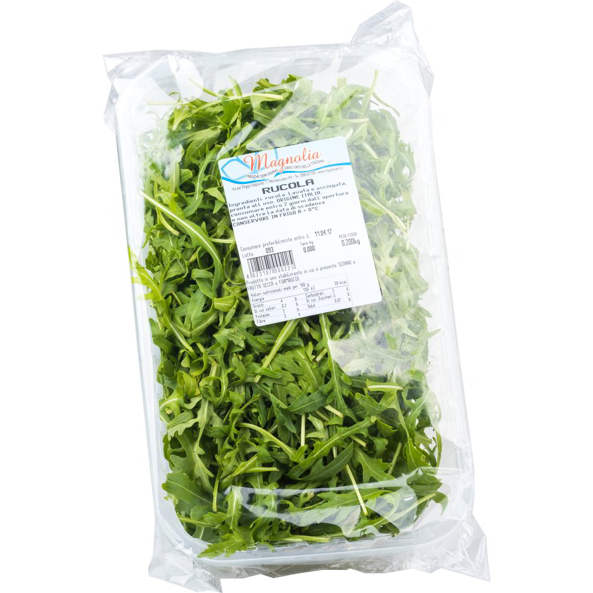 Vendita RUCOLA VASCHETTA CAT. 1 TOSCANA 200 G all'ingrosso. Quarta ...