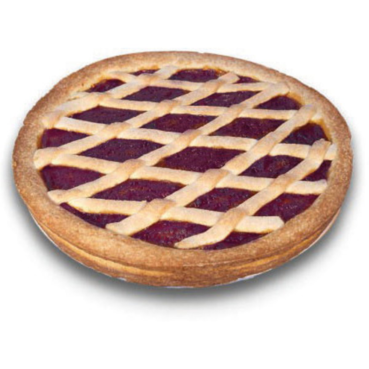 crostata ai frutti di bosco con crema pasticcera