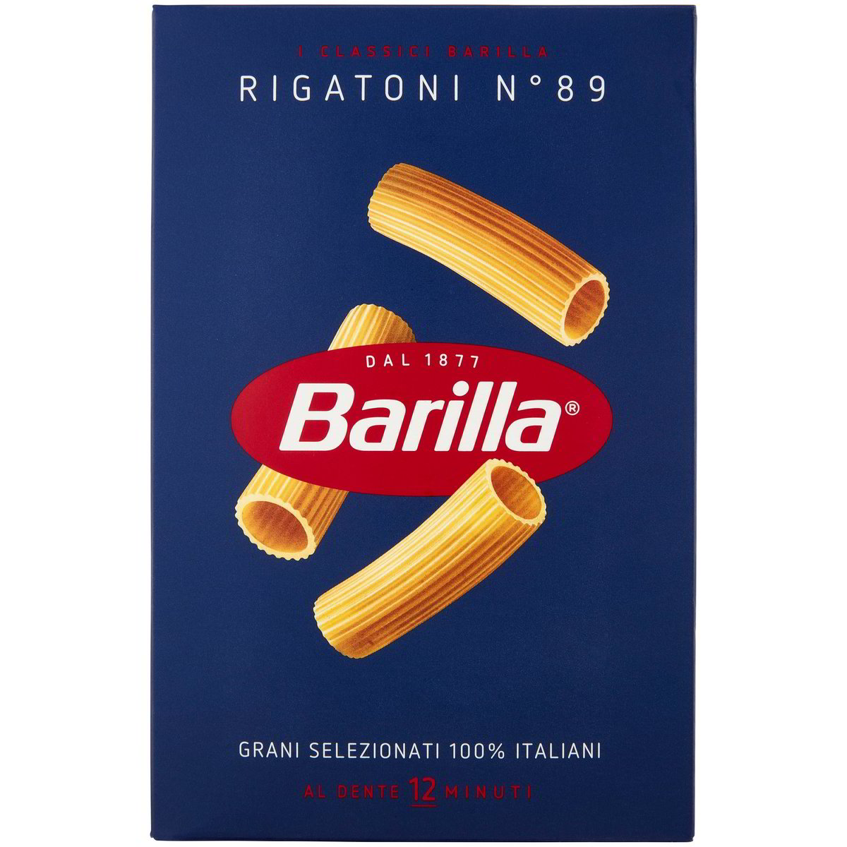 Vendita RIGATONI N.89 BARILLA 500 G all'ingrosso. Pasta di semola all ...