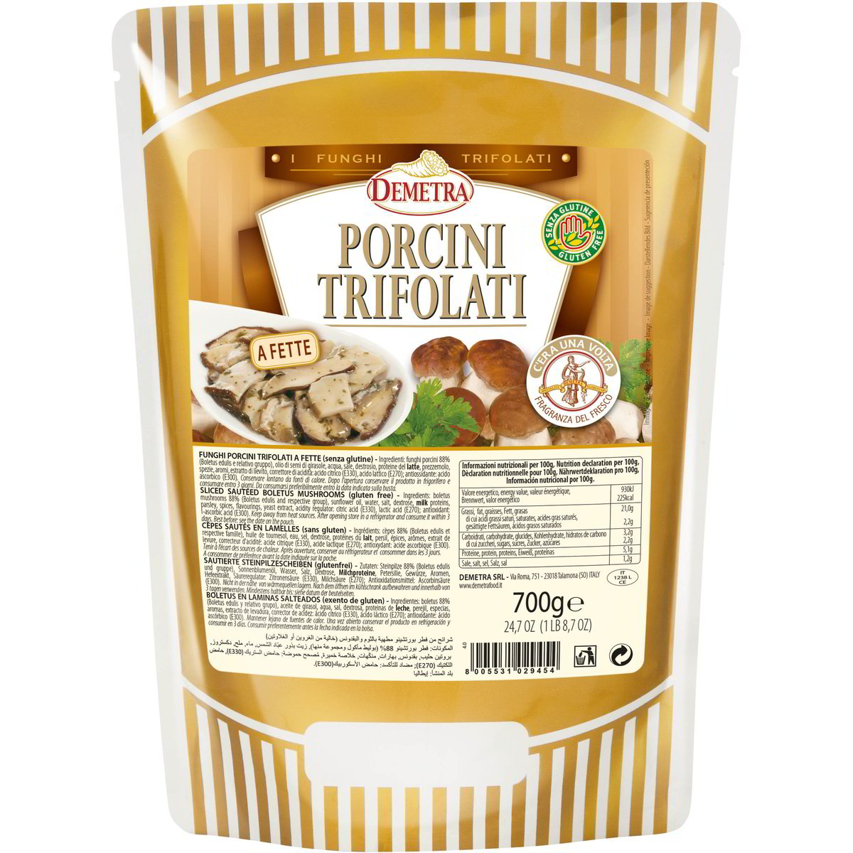 Vendita FUNGHI PORCINI A FETTE TRIFOLATI e all'ingrosso. Funghi