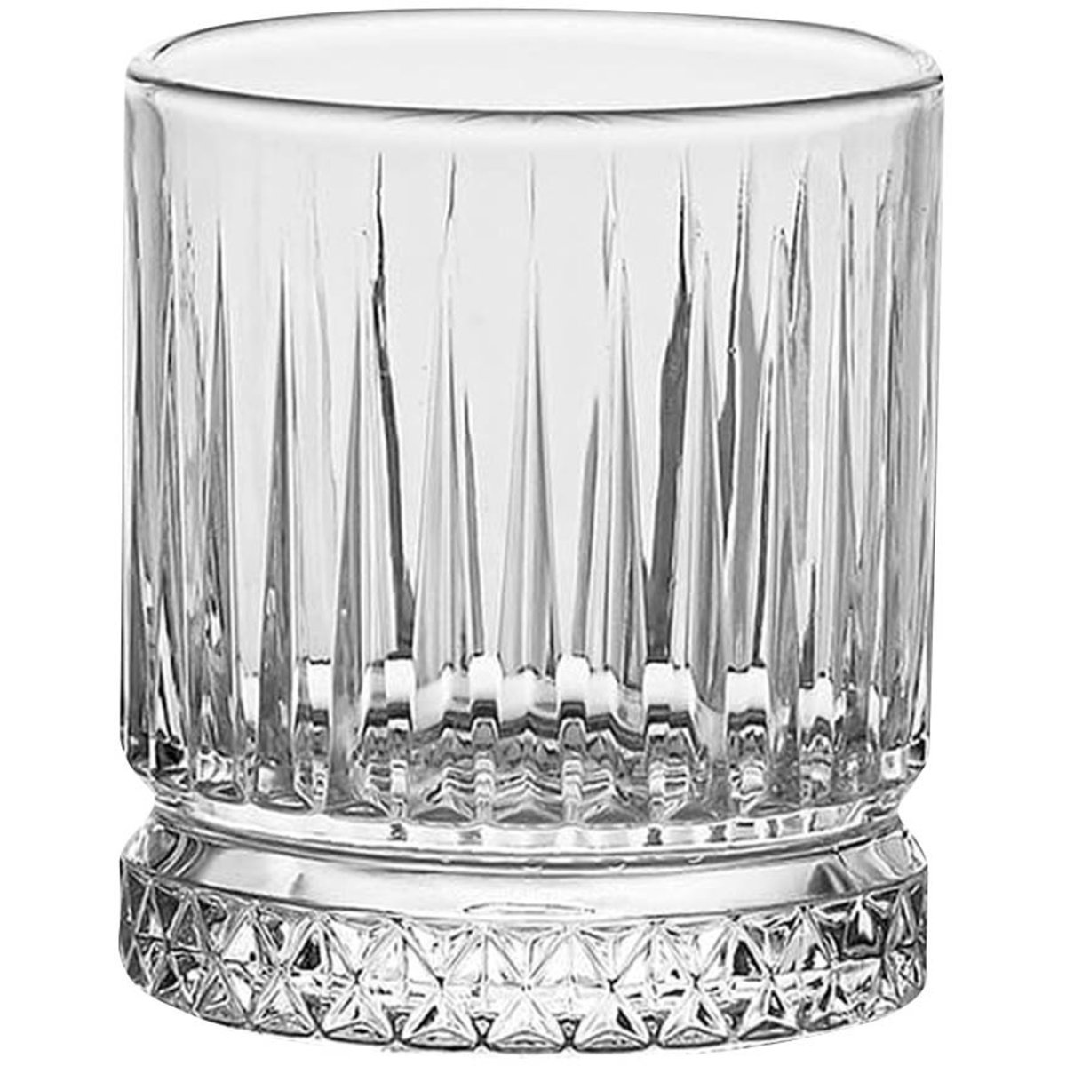 Bicchiere Da Whisky New York Bar Con Incisione Diamanti - 420 Ml - Lavabile In Lavastoviglie - 2