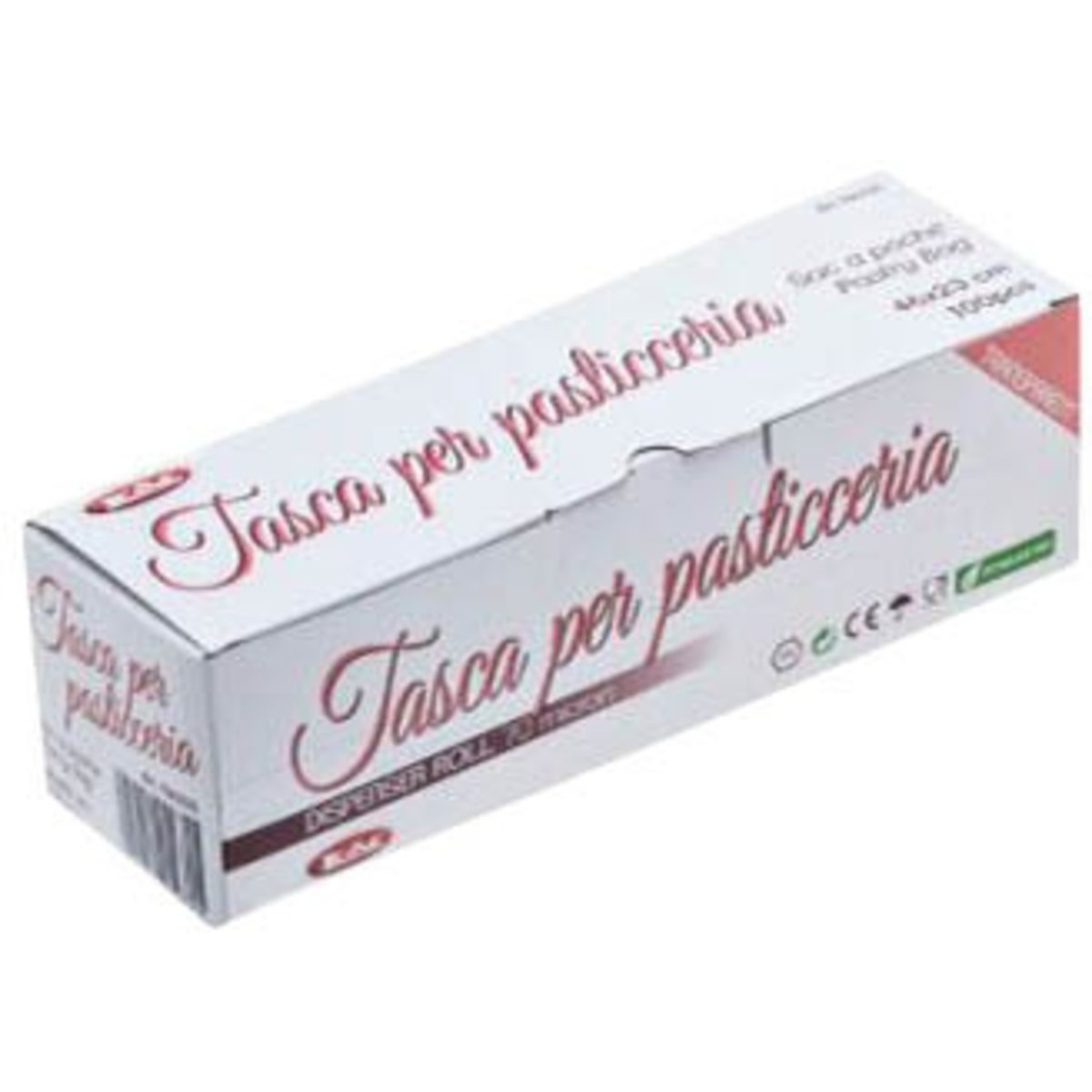 Sacchetti Monouso Smoothy Per Pasticceria - 100 Pezzi Trasparenti In Plastica PE - Foto 2