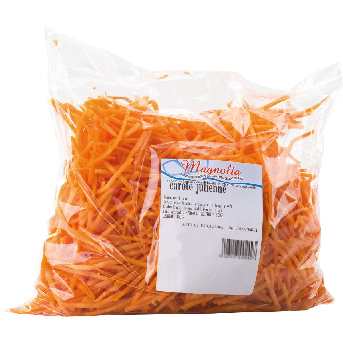 come tagliare carote a julienne