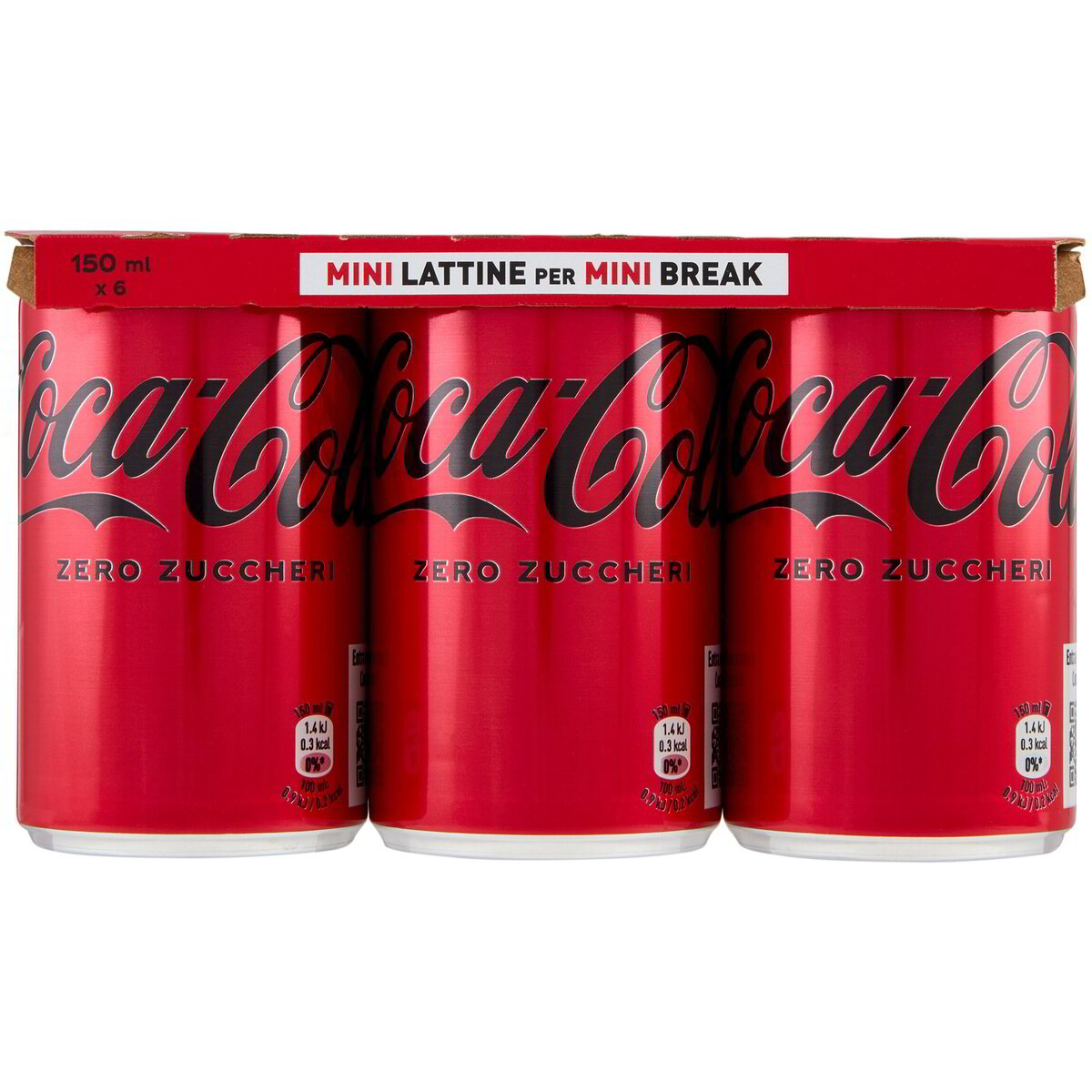 Vendita COCA COLA ZERO 15 CL X 6 PEZZI all'ingrosso. Cole all'ingrosso ...